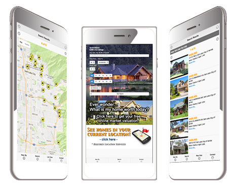 Home Page Estero real estate agent Bill Stilphen's mobile phone app for searching property listings.